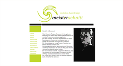 Desktop Screenshot of meister-schnitt.de
