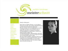 Tablet Screenshot of meister-schnitt.de
